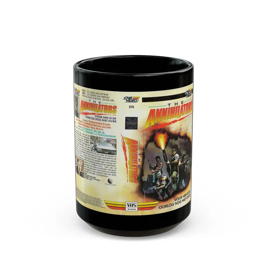 THE ANNIHILATORS (VHS COVER) - Black Coffee Mug 15oz - Go Mug Yourself