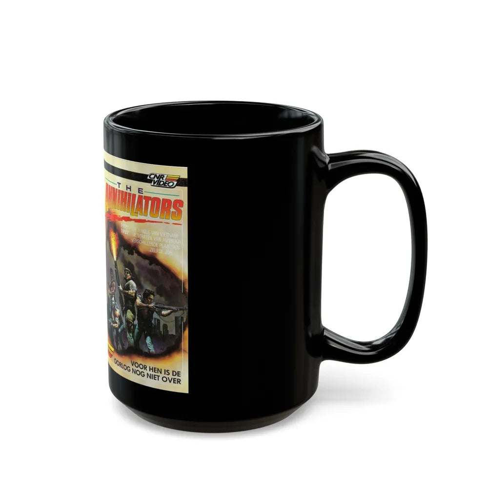 THE ANNIHILATORS (VHS COVER) - Black Coffee Mug-Go Mug Yourself