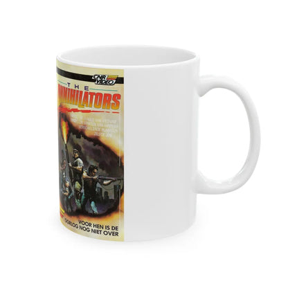 THE ANNIHILATORS (VHS COVER) - White Coffee Mug-Go Mug Yourself