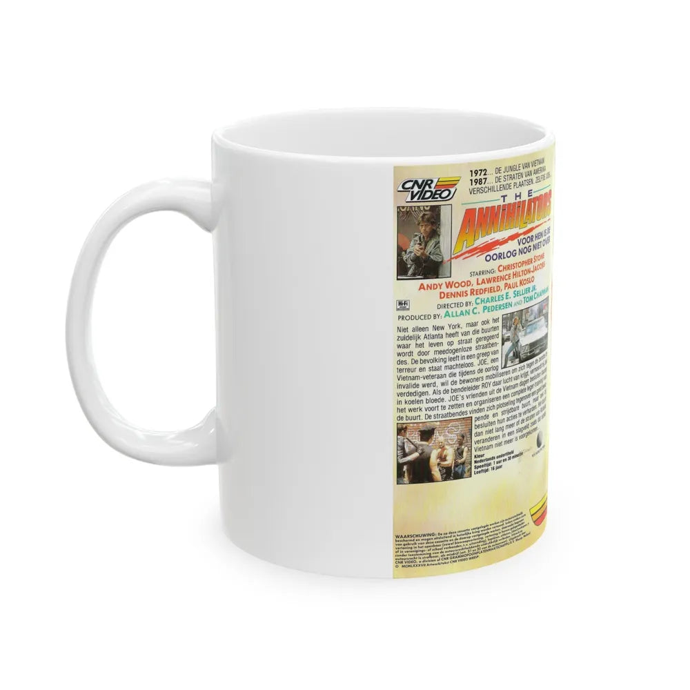 THE ANNIHILATORS (VHS COVER) - White Coffee Mug-Go Mug Yourself