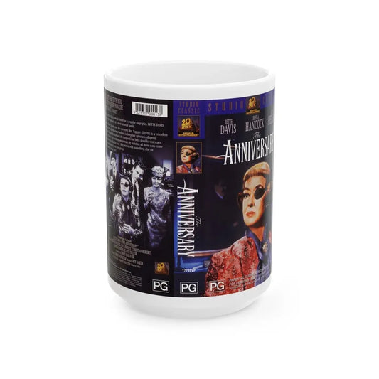THE ANNIVERSARY (VHS COVER) - White Coffee Mug 15oz - Go Mug Yourself
