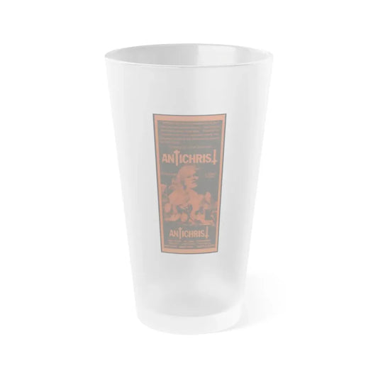 THE ANTICHRIST 1974 Movie Poster - Frosted Pint Glass 16oz Default Title - Go Mug Yourself