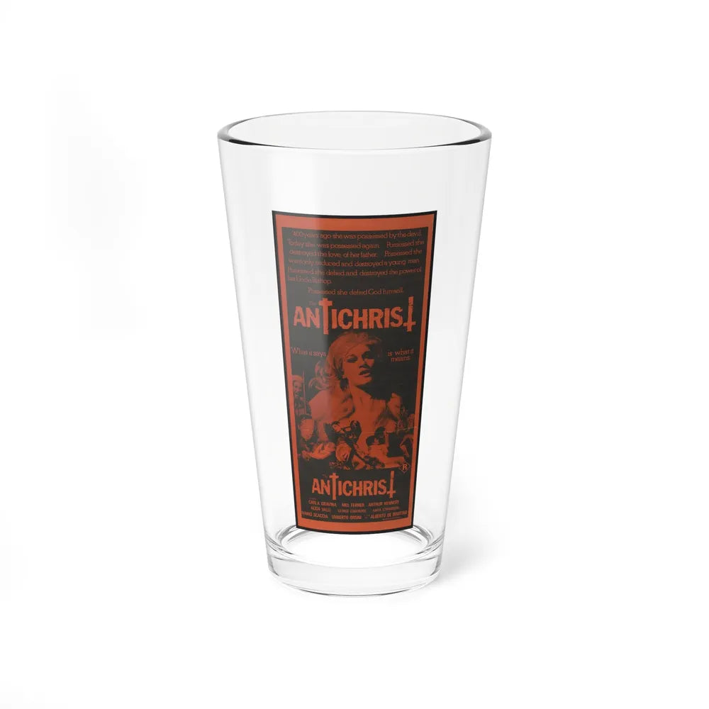 THE ANTICHRIST 1974 Movie Poster - Pint Glass 16oz-16oz-Go Mug Yourself