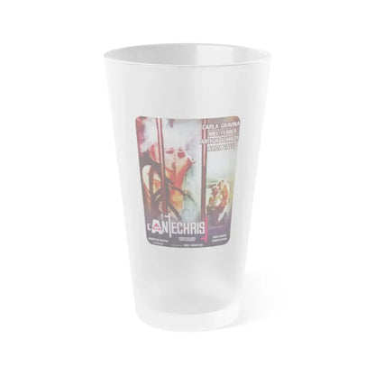 THE ANTICHRIST (2) 1974 Movie Poster - Frosted Pint Glass 16oz Default Title - Go Mug Yourself