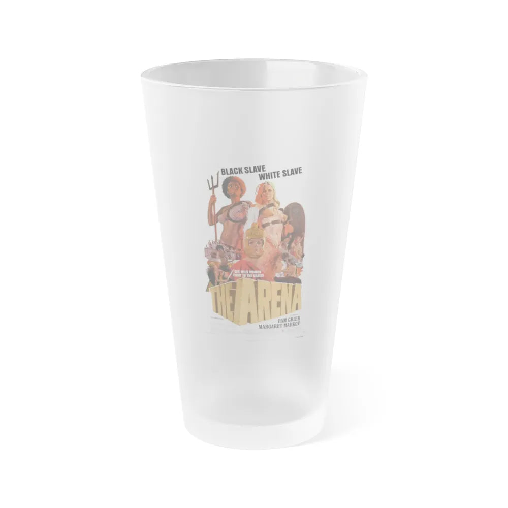 THE ARENA 1974 Movie Poster - Frosted Pint Glass 16oz-16oz-Frosted-Go Mug Yourself