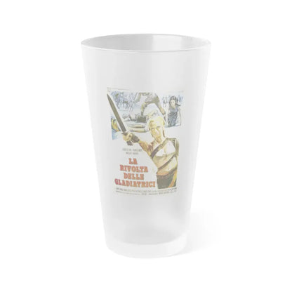 THE ARENA (ITALIAN) 1974 Movie Poster - Frosted Pint Glass 16oz Default Title - Go Mug Yourself
