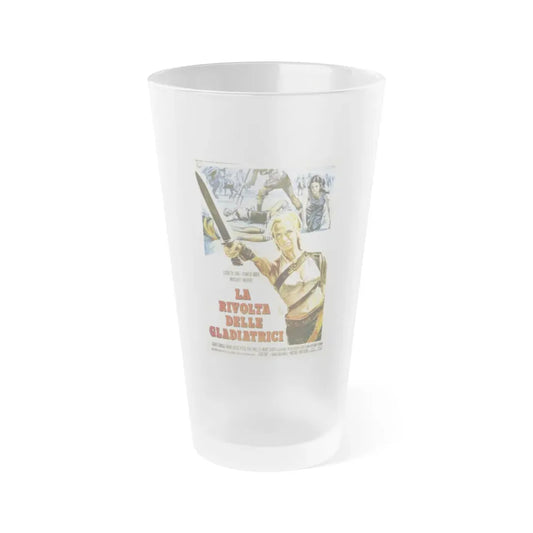 THE ARENA (ITALIAN) 1974 Movie Poster - Frosted Pint Glass 16oz Default Title - Go Mug Yourself