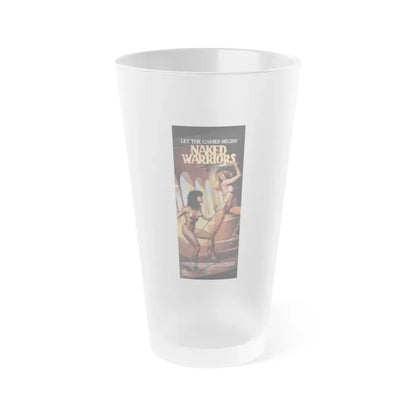 THE ARENA (NAKED WARRIORS) 1974 Movie Poster - Frosted Pint Glass 16oz Default Title - Go Mug Yourself