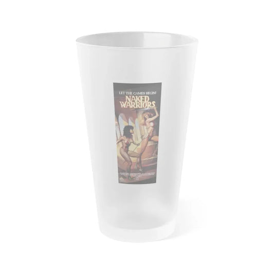 THE ARENA (NAKED WARRIORS) 1974 Movie Poster - Frosted Pint Glass 16oz Default Title - Go Mug Yourself