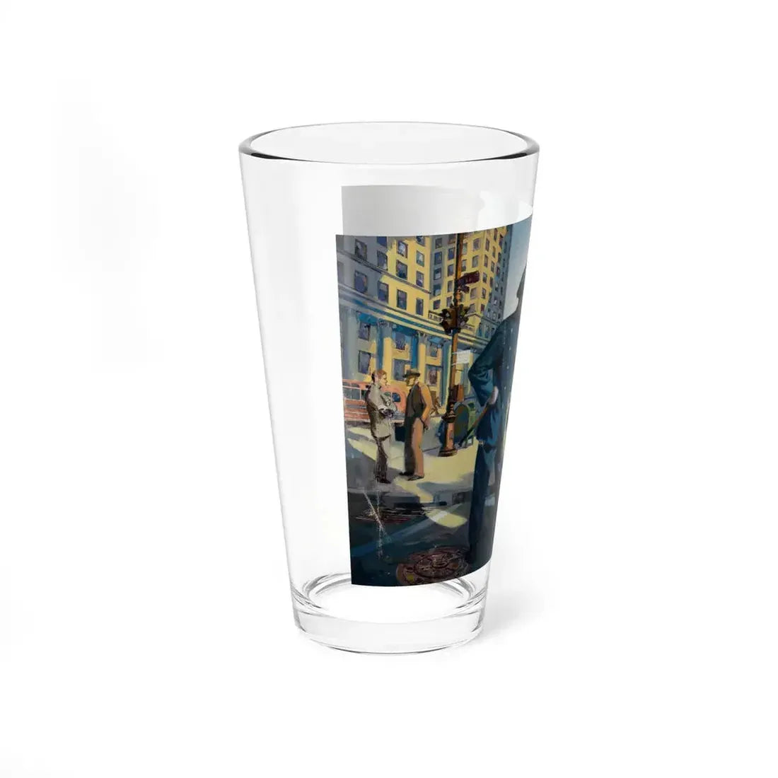 The Argument_1 (Magazine Illustration) Pint Glass 16oz - Go Mug Yourself