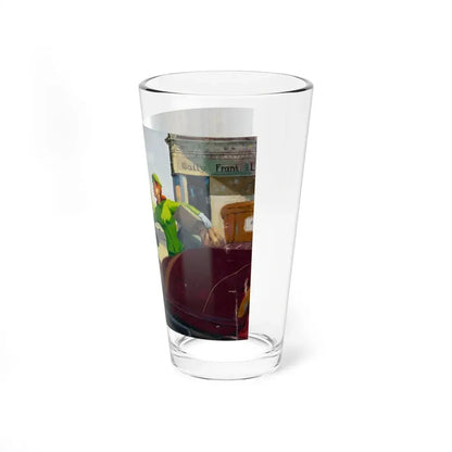 The Argument_1 (Magazine Illustration) Pint Glass 16oz - Go Mug Yourself