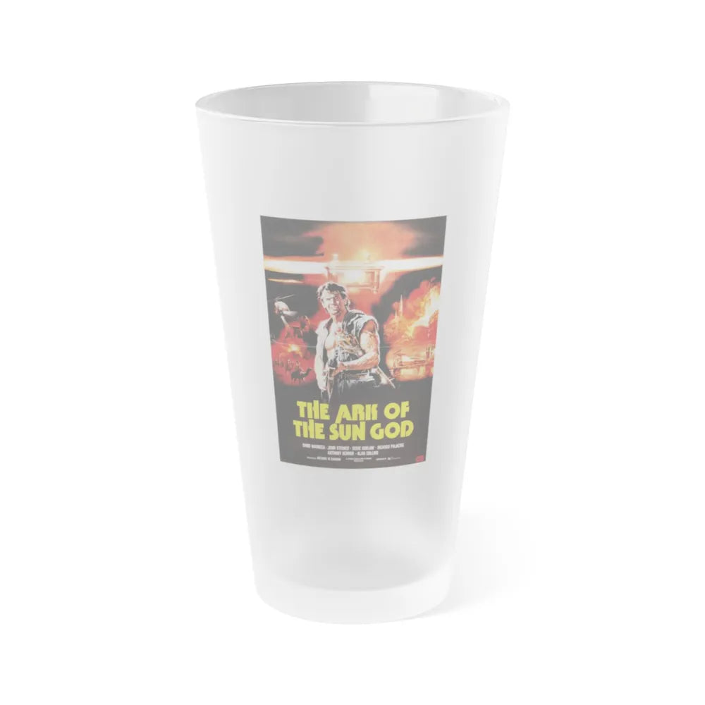 THE ARK OF THE SUN GOD 1984 Movie Poster - Frosted Pint Glass 16oz-16oz-Frosted-Go Mug Yourself