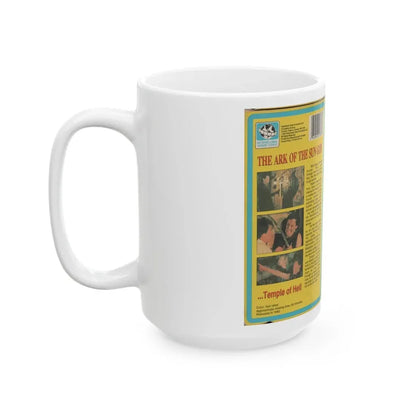 THE ARK OF THE SUN GOD DAVID WARBECK (VHS COVER) - White Coffee Mug - Go Mug Yourself