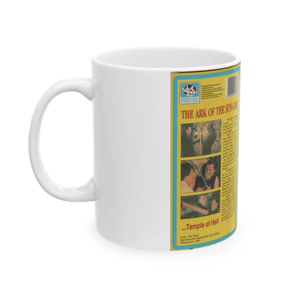 THE ARK OF THE SUN GOD DAVID WARBECK (VHS COVER) - White Coffee Mug-Go Mug Yourself