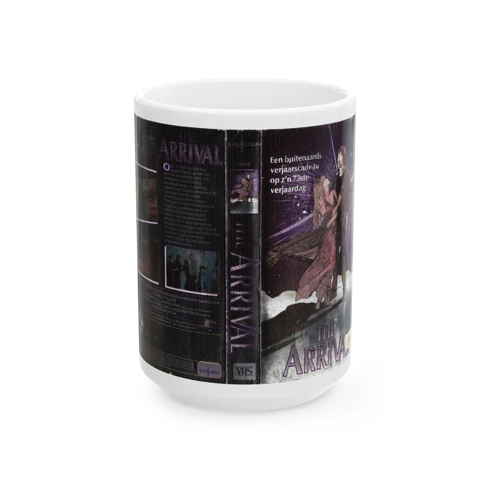 THE ARRIVAL (VHS COVER) - White Coffee Mug-15oz-Go Mug Yourself