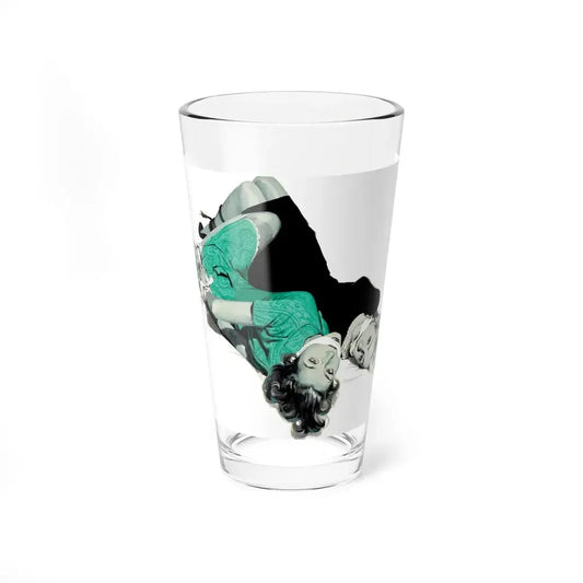 The Artless Heirs (Pt. 4 of ), Saturday Evening Post, June 22, 1957 (Magazine Illustration) Pint Glass 16oz 16oz - Go Mug Yourself