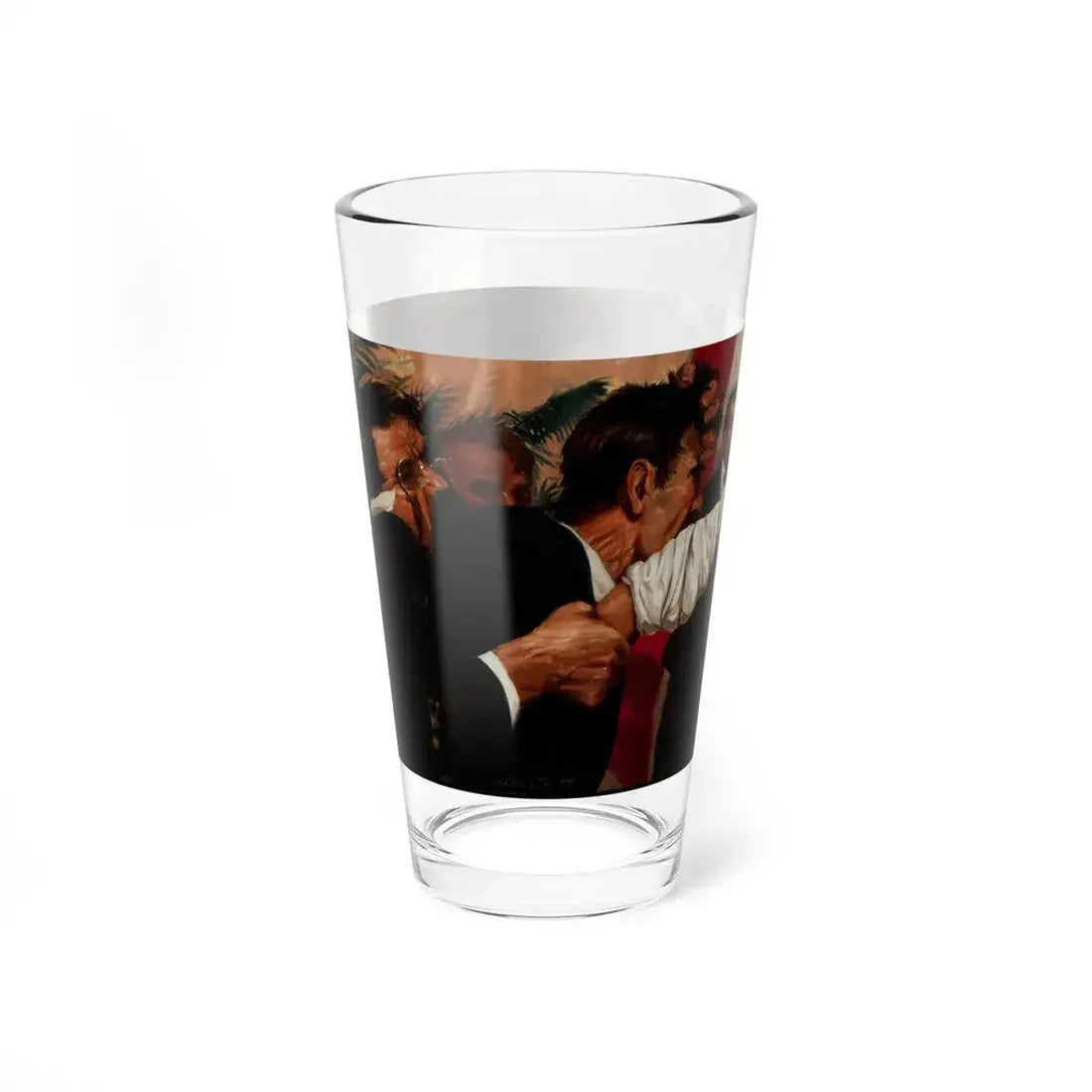 The Assassination of President McKinley (Magazine Illustration) Pint Glass 16oz - Go Mug Yourself