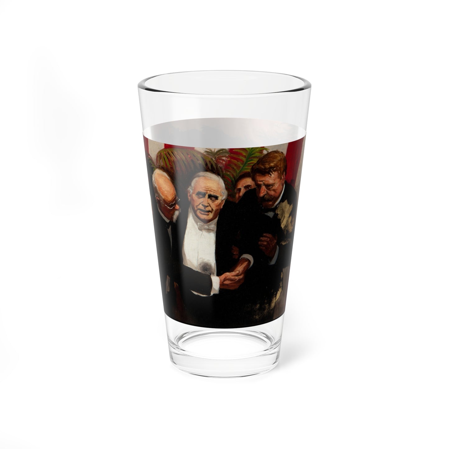 The Assassination of President McKinley (Magazine Illustration) Pint Glass 16oz-Go Mug Yourself