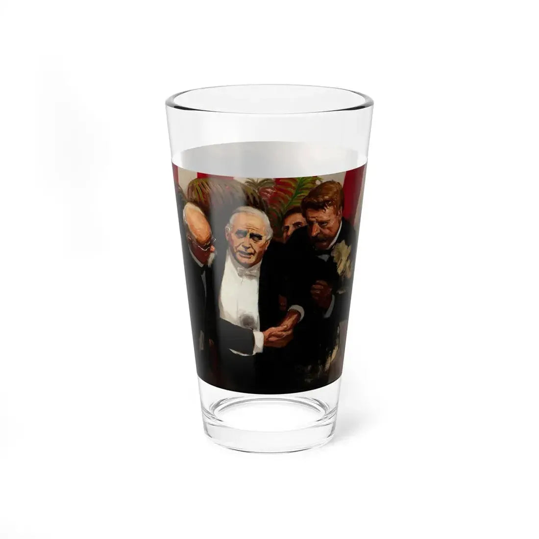 The Assassination of President McKinley (Magazine Illustration) Pint Glass 16oz - Go Mug Yourself