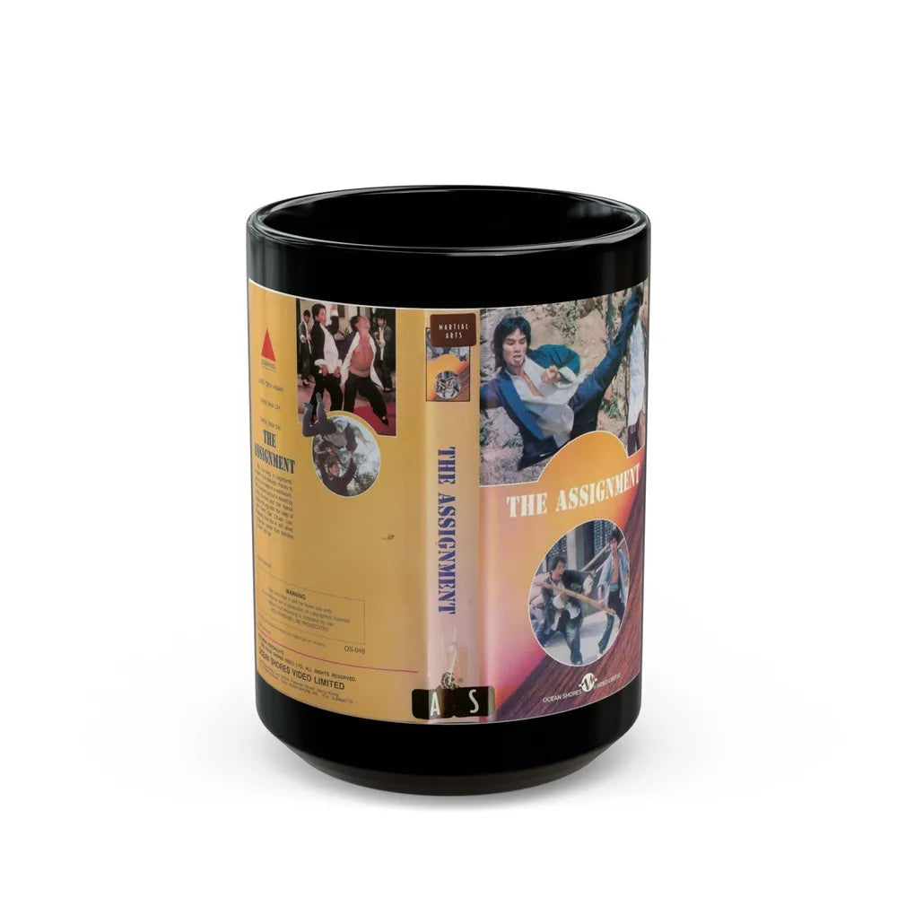 THE ASSIGNMENT (VHS COVER) - Black Coffee Mug-15oz-Go Mug Yourself