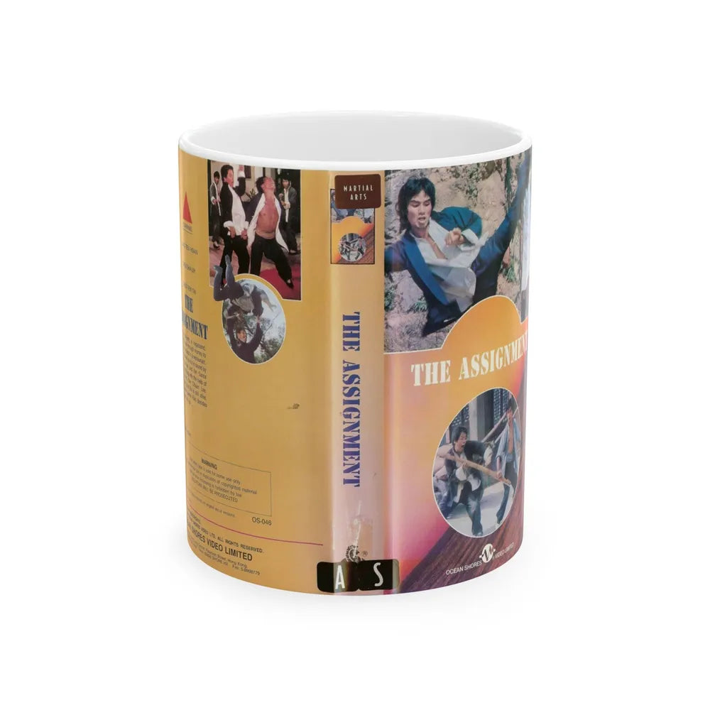 THE ASSIGNMENT (VHS COVER) - White Coffee Mug-11oz-Go Mug Yourself