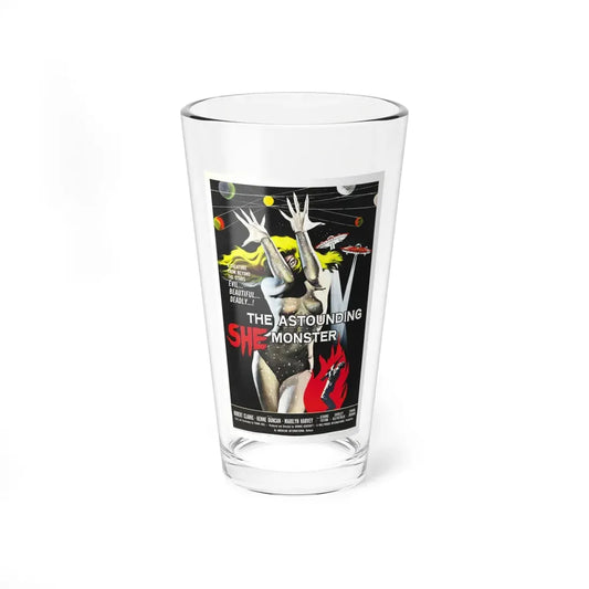 THE ASTOUNDING SHE-MONSTER 1957 Movie Poster - Pint Glass 16oz 16oz - Go Mug Yourself