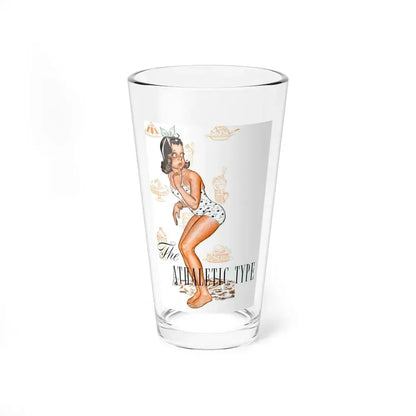 The Athaletic Type, 1942 (Magazine Illustration) Pint Glass 16oz 16oz - Go Mug Yourself