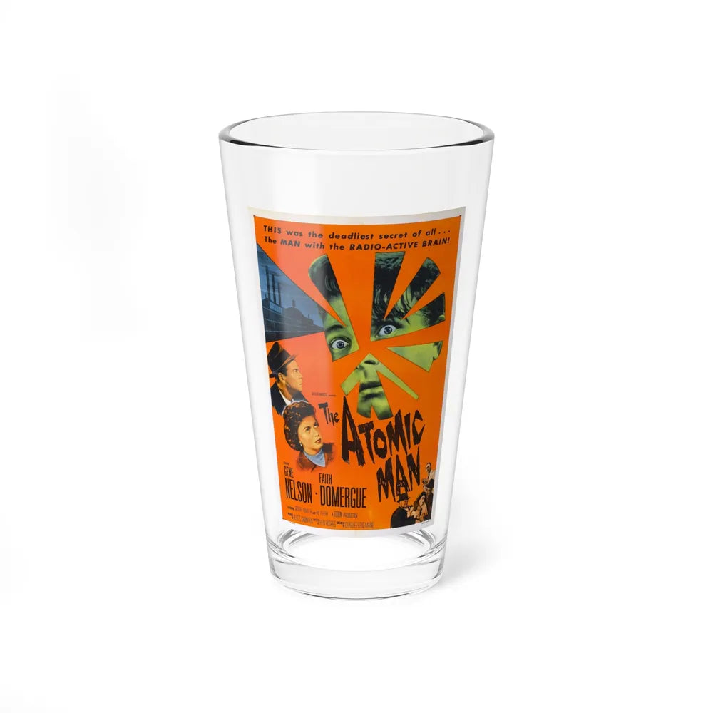 THE ATOMIC MAN 1955 Movie Poster - Pint Glass 16oz-16oz-Go Mug Yourself