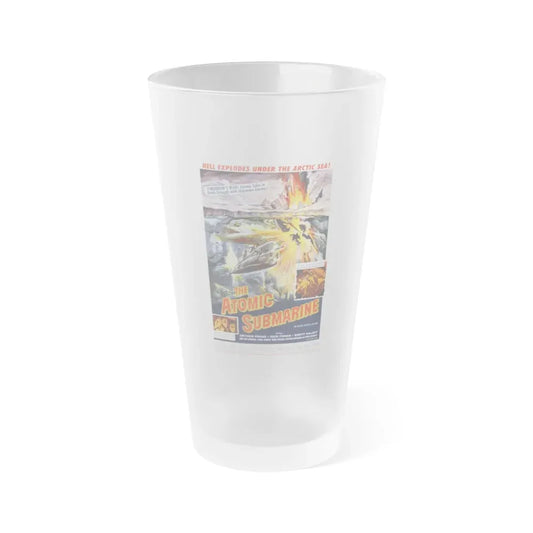 THE ATOMIC SUBMARINE 1959 Movie Poster - Frosted Pint Glass 16oz 16oz Frosted - Go Mug Yourself