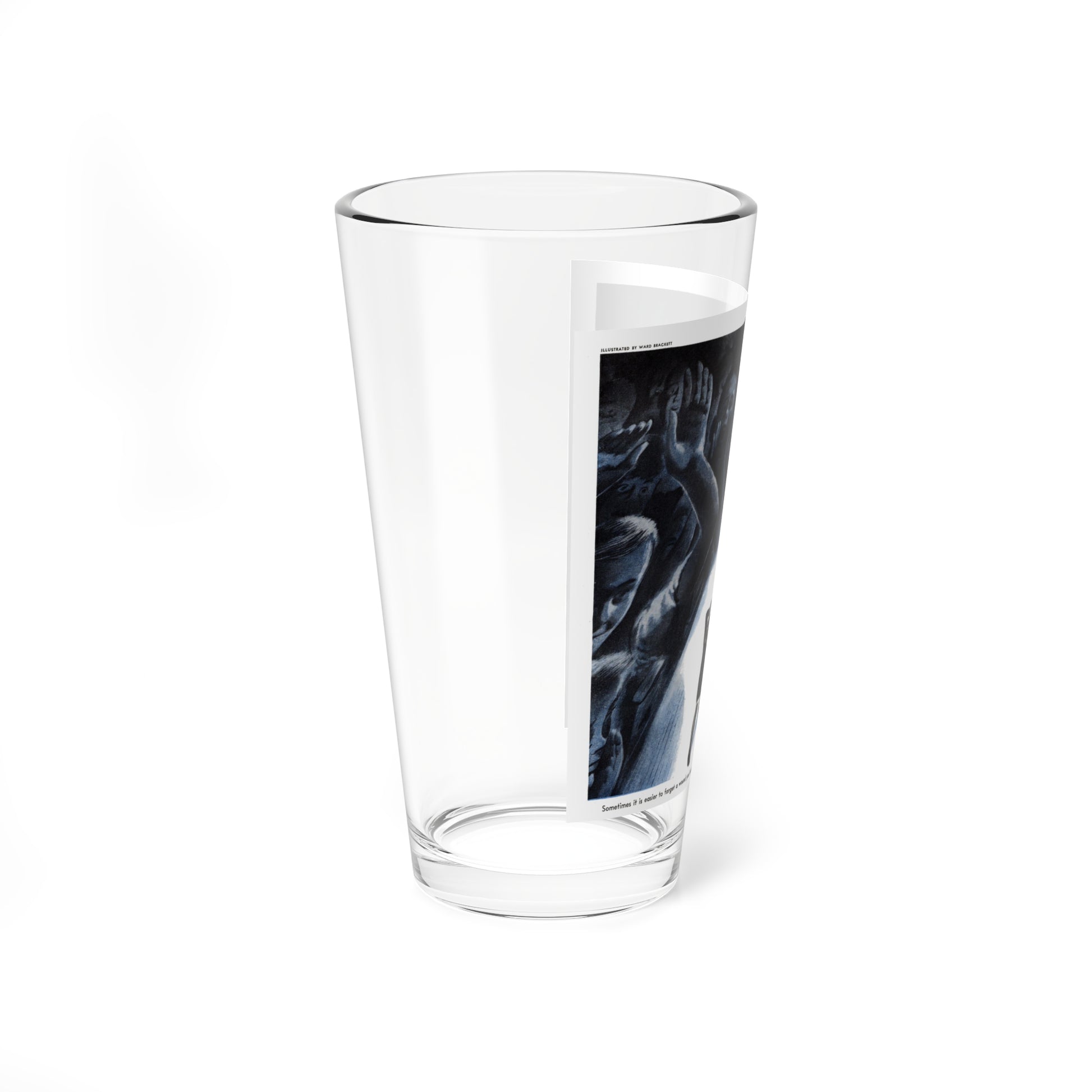 The Atonement, Cosmopolitan, May 1947 (Magazine Illustration) Pint Glass 16oz-Go Mug Yourself