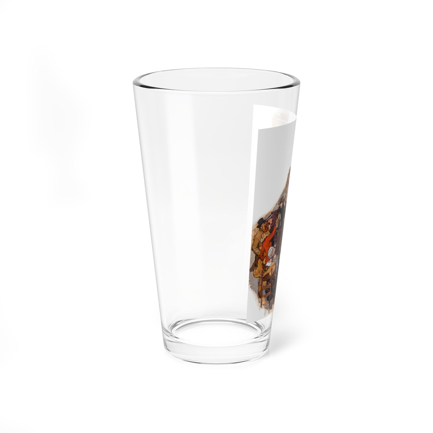 The Auction, probable interior illustration (Magazine Illustration) Pint Glass 16oz-Go Mug Yourself