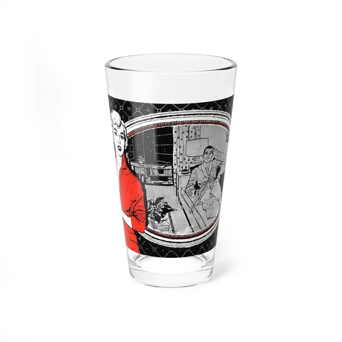 The Awakening, Redbook, November, 1955 (Magazine Illustration) Pint Glass 16oz 16oz - Go Mug Yourself