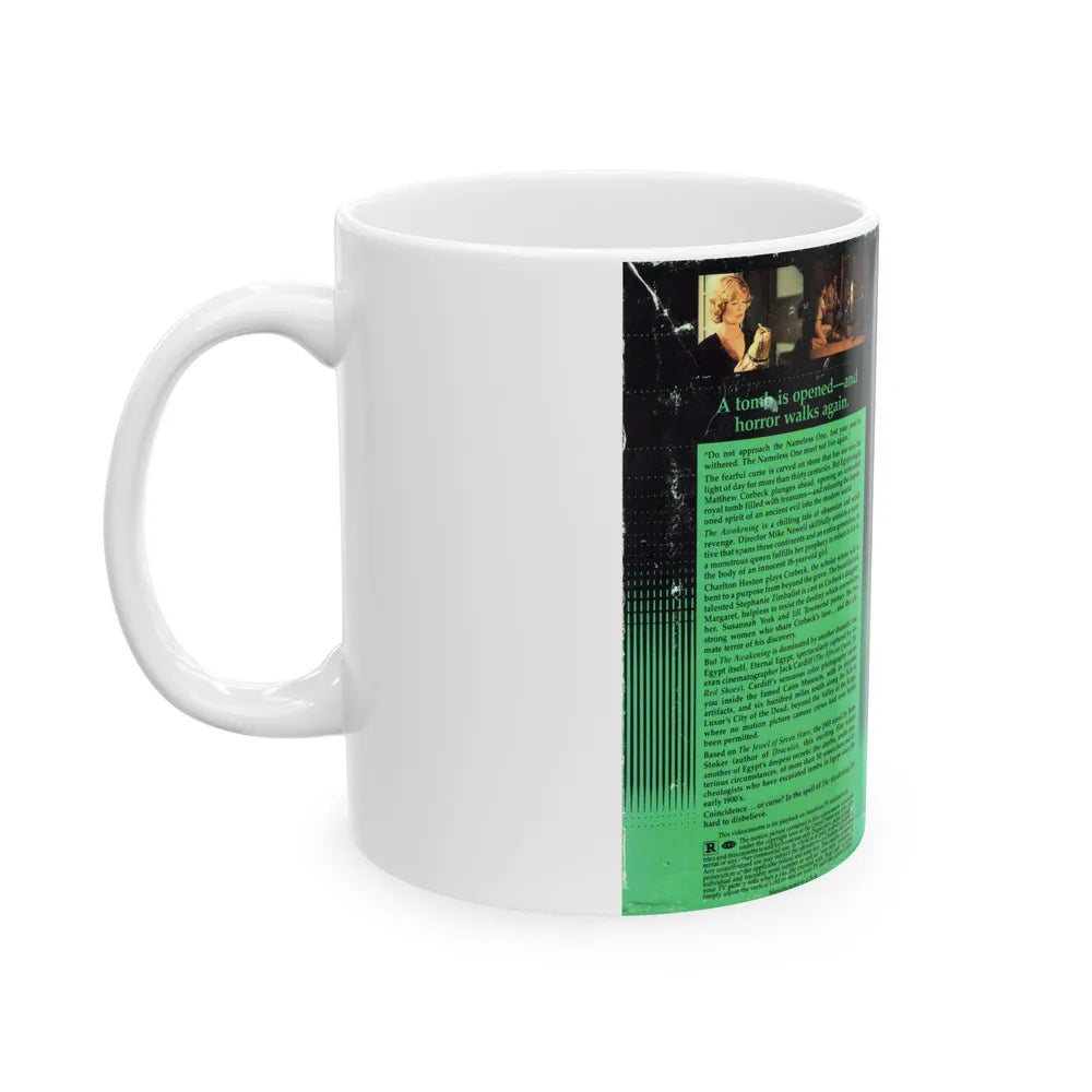 THE AWAKENING (VHS COVER) - White Coffee Mug-Go Mug Yourself