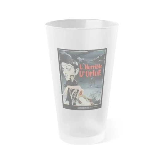 THE AWFUL DR. ORLOF (2) 1962 Movie Poster - Frosted Pint Glass 16oz 16oz Frosted - Go Mug Yourself