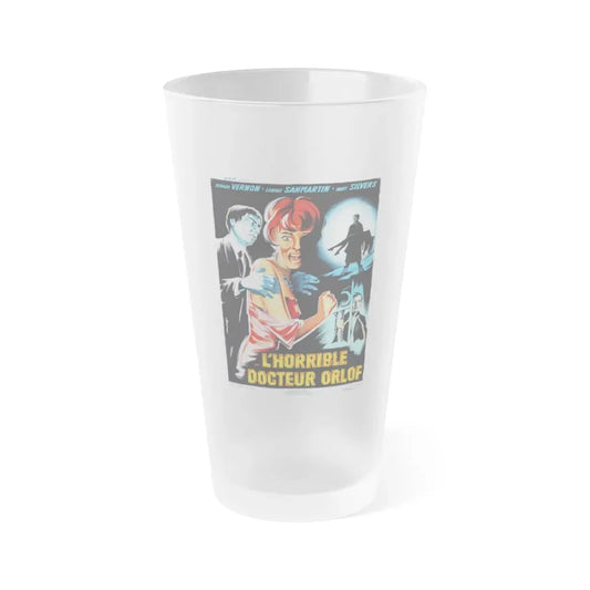 THE AWFUL DR. ORLOF (3) 1962 Movie Poster - Frosted Pint Glass 16oz Default Title - Go Mug Yourself