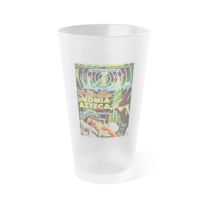 THE AZTEC MUMMY 1957 Movie Poster - Frosted Pint Glass 16oz Default Title - Go Mug Yourself