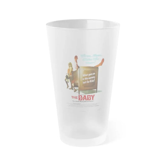 THE BABY 1973 Movie Poster - Frosted Pint Glass 16oz Default Title - Go Mug Yourself
