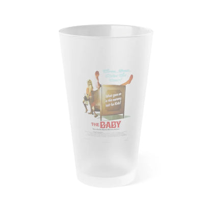 THE BABY 1973 Movie Poster - Frosted Pint Glass 16oz-Go Mug Yourself