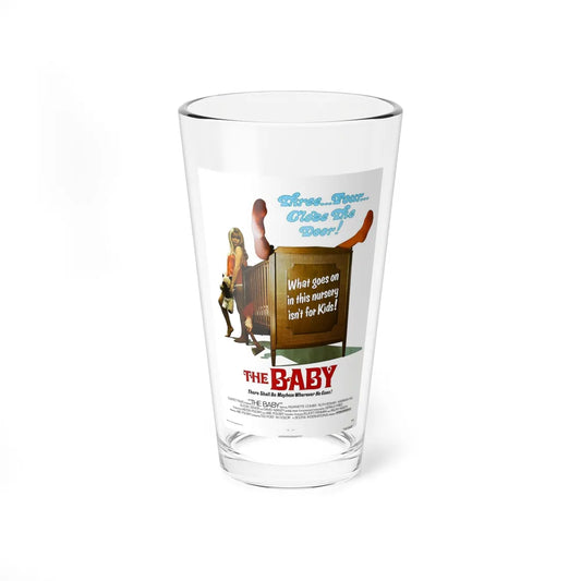 THE BABY 1973 Movie Poster - Pint Glass 16oz-16oz-Go Mug Yourself