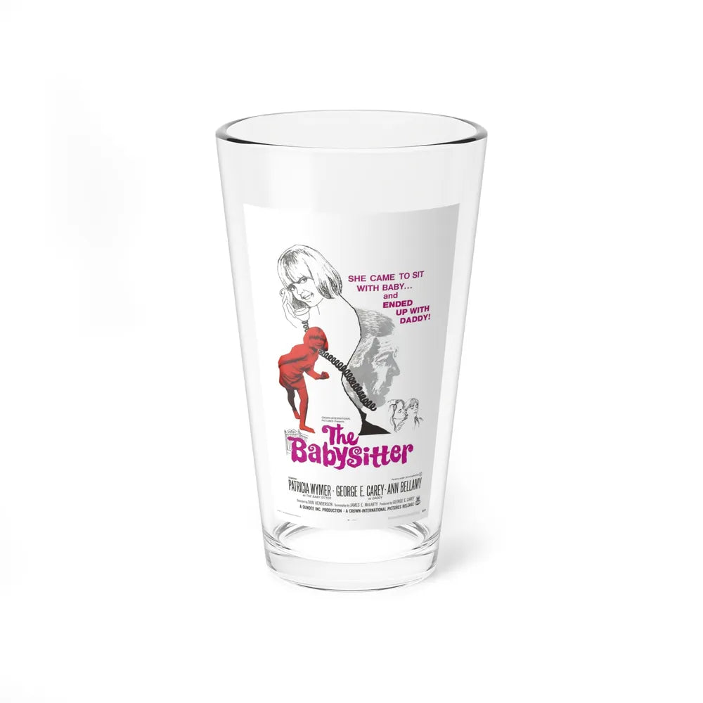 THE BABYSITTER 1969 Movie Poster - Pint Glass 16oz-16oz-Go Mug Yourself