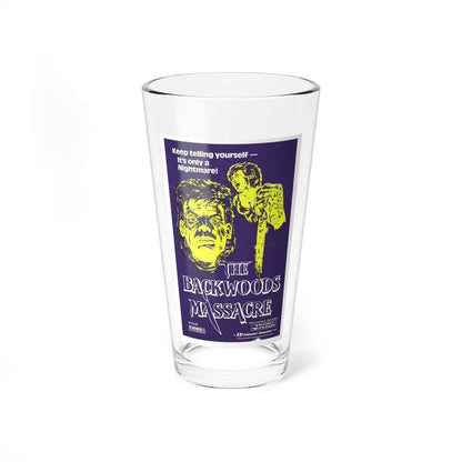 THE BACKWOODS MASSACRE (MIDNIGHT) 1982 Movie Poster - Pint Glass 16oz-16oz-Go Mug Yourself