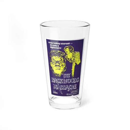 THE BACKWOODS MASSACRE (MIDNIGHT) 1982 Movie Poster - Pint Glass 16oz-16oz-Go Mug Yourself