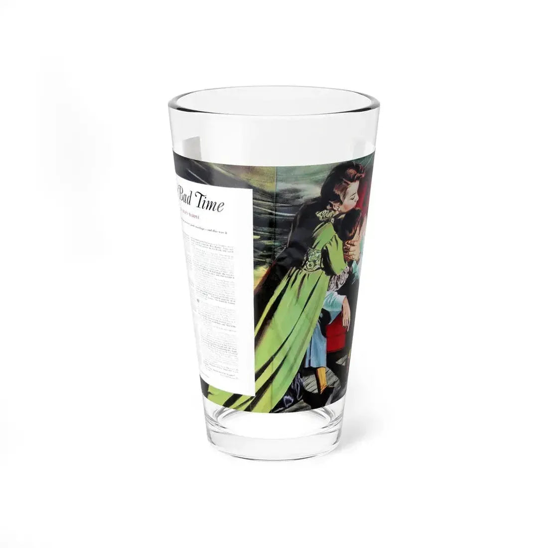 The Bad Time, Collier's, April 15, 1950 (Magazine Illustration) Pint Glass 16oz 16oz - Go Mug Yourself