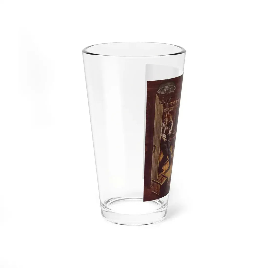 The Ballad of Jubal Puckett, Argosy, October 1955 (2) (Magazine Illustration) Pint Glass 16oz - Go Mug Yourself