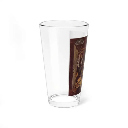 The Ballad of Jubal Puckett, Argosy, October 1955 (2) (Magazine Illustration) Pint Glass 16oz - Go Mug Yourself