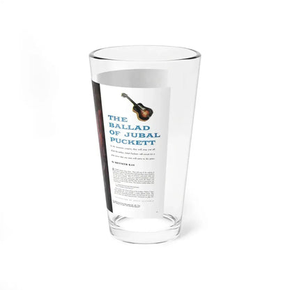 The Ballad of Jubal Puckett, Argosy, October 1955 (Magazine Illustration) Pint Glass 16oz - Go Mug Yourself