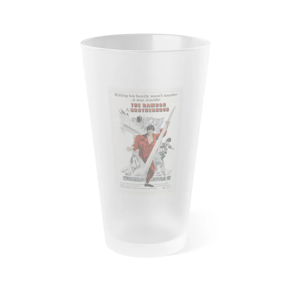 THE BAMBOO BROTHERHOOD 1974 Movie Poster - Frosted Pint Glass 16oz-Go Mug Yourself