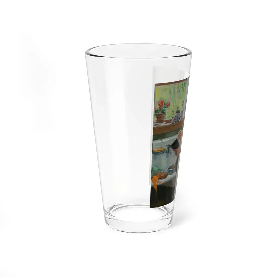 The Bankbook (Magazine Illustration) Pint Glass 16oz - Go Mug Yourself