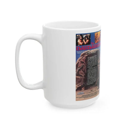 THE BARBARIANS THE BARBARIAN BROTHERS (VHS COVER) - White Coffee Mug - Go Mug Yourself