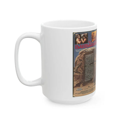 THE BARBARIANS (VHS COVER) - White Coffee Mug-Go Mug Yourself